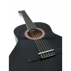 DIMAVERY AC-303 Classical Guitar, black